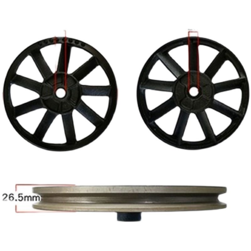 空压机配件0.25皮带轮大丰65皮带轮上海捷豹0.25/8气泵皮带轮