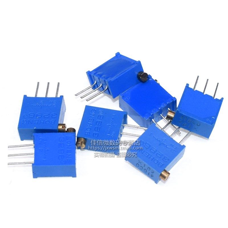 3296X侧调电位器精密可调电阻多圈式103/10K/20/50/5/1/100欧200