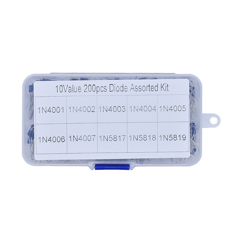 10种规格200只 1N4001~1N5819 肖特基 整流二极管盒套装