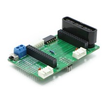 高配版舵机转向小车转接板 搭配BTN两路驱动和STM32F103RC控制器