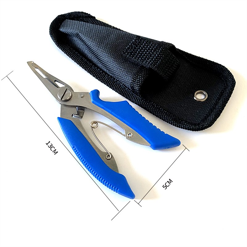多功能小号路亚钳控鱼器不锈钢钓鱼剪刀摘钩绑线钳多用钓鱼钳