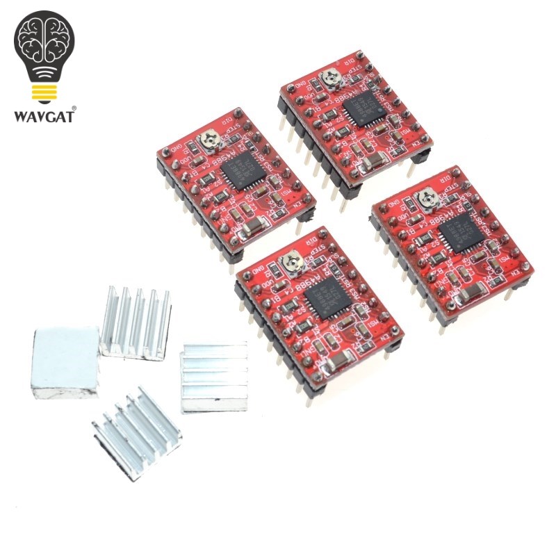 3D打印机uno V3控制板cnc shield 4个a4988雕刻机电机驱动套件