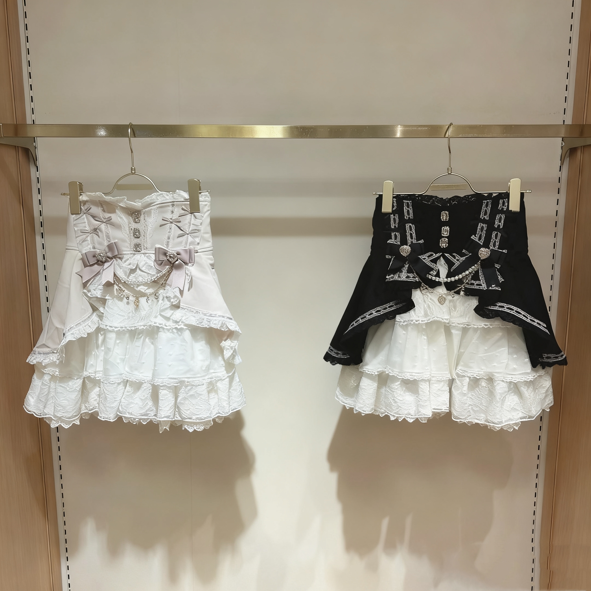 日系Lolita清楚系蕾裙蛋糕蓬蓬裙