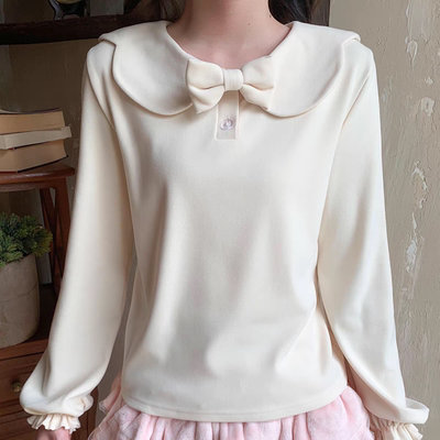 lolita内搭秋冬打底衫女软妹上衣