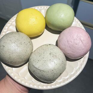 顺丰 亲食派 黑芝麻流心包个80g*5加热即甜食爆浆香包手工WPB早餐