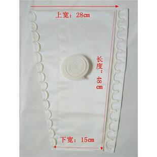 婚纱礼服配件后背拉链改绑带三件套绑带挡布扣绳子多色395缎布