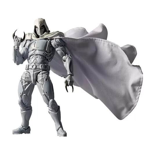 国产KO月光骑士Moon Knight惊奇山口式漫威可动人偶手办模型