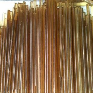 160mm 用塑料圆棒3 .半透明琥珀色聚砜棒 耐磨耐高温PSU棒材