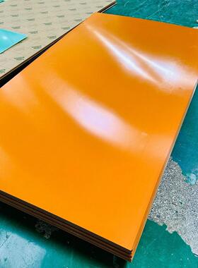 .治具加工打孔铣槽黑色橘色A级电木条防静电绝缘耐高温垫胶木隔板