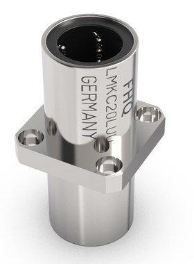 国产精密 LMKC20LUU 加长方法兰在中间直线运动轴承 尺寸20*32*80