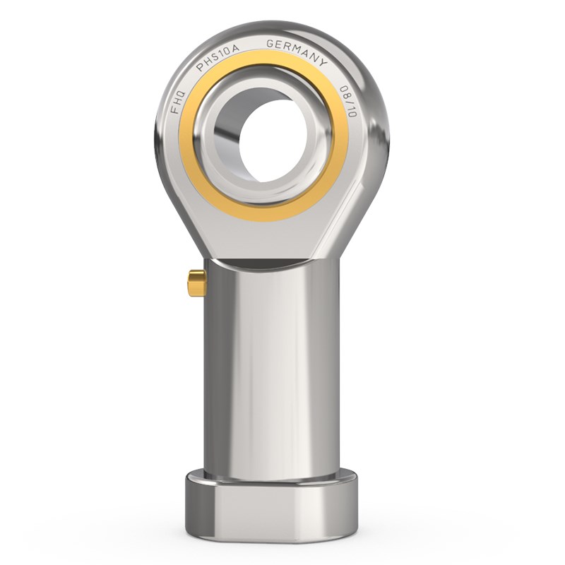 进口德国FHQ PHS4 EC L内螺纹杆端关节轴承压铸型加油式鱼眼轴承