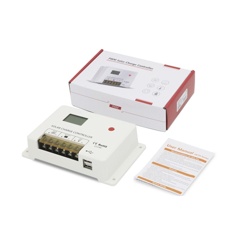 太阳能控制器全自动通用型家用路灯12V充电器24V锂电池发电光伏板