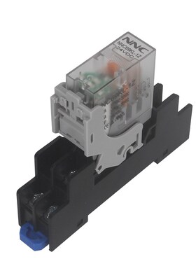 NNC69K-1Z薄型中间继电器RJ1S-CL DC24V AC220V 5脚12A一开一闭