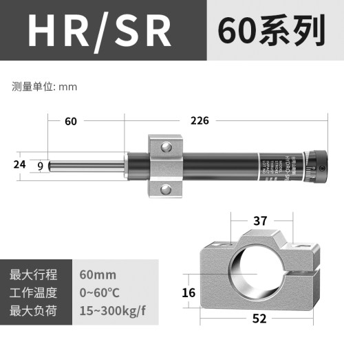山耐斯液压缓冲器AD气缸油压缓冲器可调AC减震器机械手配件阻尼器