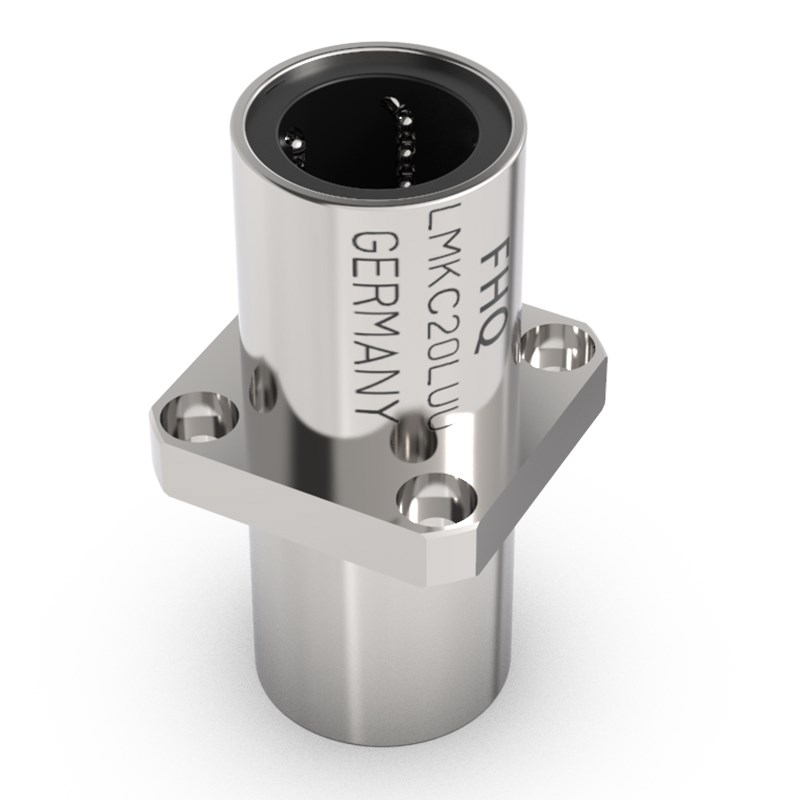 国产精密 LMKC12LUU 加长方法兰在中间直线运动轴承 尺寸12*21*57