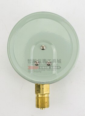 红旗牌氧气压力表YO100/60/150禁油25/4/1.6高纯度脱脂氧压表