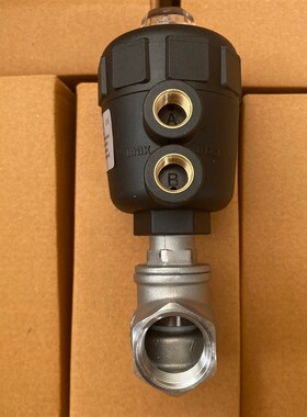 304不锈钢气动水阀腰鼓阀T型角座阀气动截止切断阀干燥机水阀重型