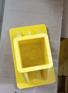 玻璃钢变压器围栏户外工业防护栏电力绝缘箱变栅栏花园黄色隔离栏