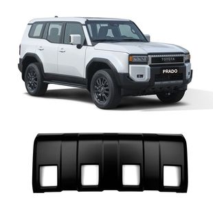 适用丰田24款普拉多LC250前杠下护板黑化新款霸道黑武士改装配件