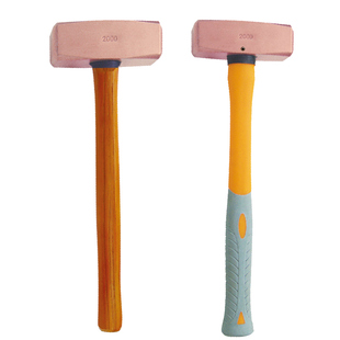 紫铜木柄/塑柄德式八角锤紫铜八角锤铜锤手柄八角锤木柄2204