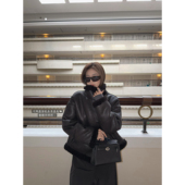 LIL CHER 柏林&双面穿麂皮毛毛外套环保毛皮毛一体酷酷机车服秋冬