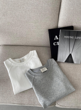 清仓 灰色正肩短袖T恤女新款春夏季设计感小众修身显瘦短款上衣