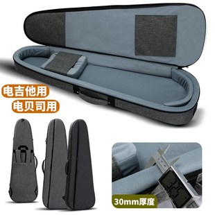 电吉他琴包防水防撞轻便加厚电贝斯箱包可双肩电贝司袋抗压可托运