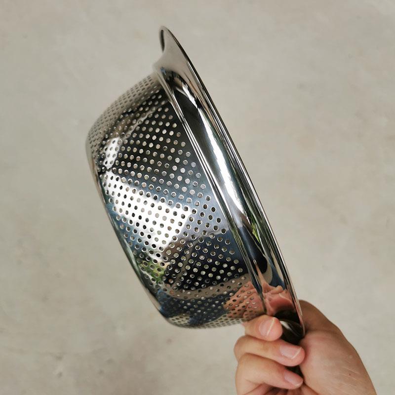 34不SYJ锈洗菜篮滤水钢篮洗菜0盆洗米筛家淘米盆水果篮用沥水盆