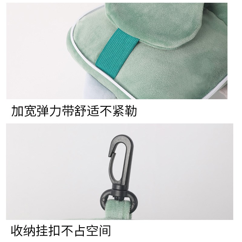 眼罩枕卡通可爱眼罩包包枕头二合一旅行便携枕变形枕厂家代发