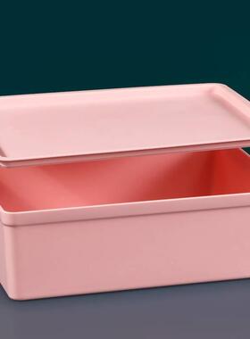 加厚塑料A4纸纳筐小大盒43151子面长方形整盒抽屉理分格桌杂收物