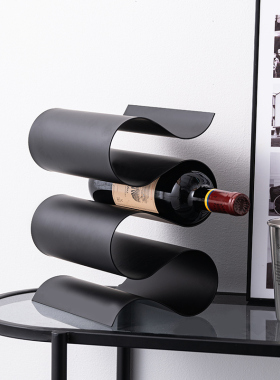 创意红酒架摆件轻奢高档酒柜装饰品家居客厅电视柜餐边柜葡萄酒架