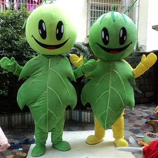 动漫万圣节舞台活动表演绿色植树叶水果道具卡通人偶衣服装巡定制