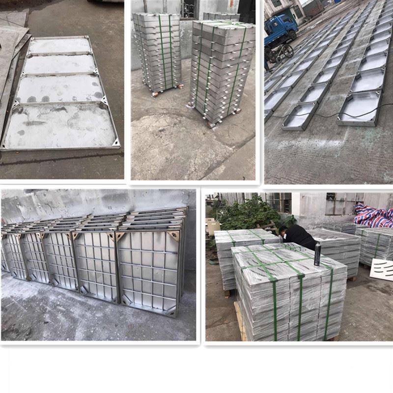 04不锈钢井3盖方隐形形装格饰窨井盖圆形雨水篦子743排水沟栅盖板