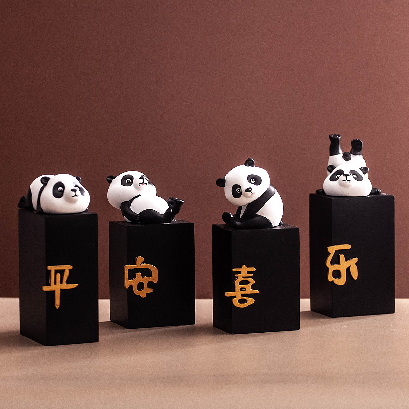 新中式创意客厅摆件玄关电视酒柜入户装饰L乔迁新居礼品新婚送人