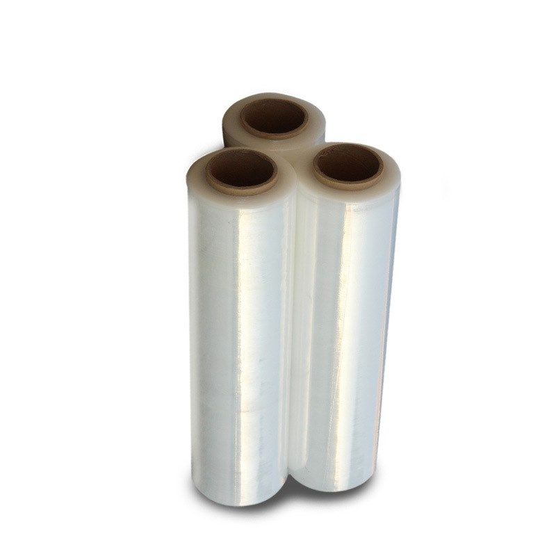 50CM宽9.6斤PnE缠绕膜拉伸膜托盘打包手工塑料薄膜厂家自粘膜