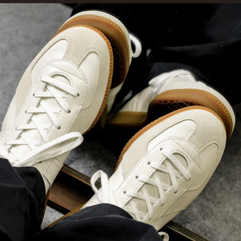 枯骨经典配色小众复古板鞋rof德训鞋1700L真皮小白鞋男女情侣鞋