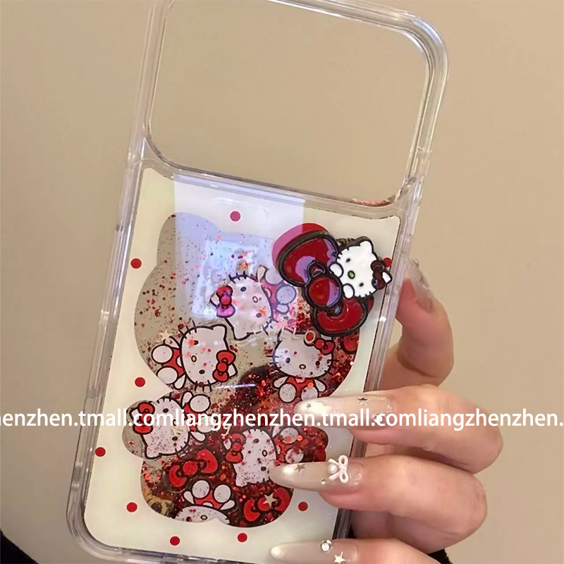 适用苹果手机壳流沙卡通