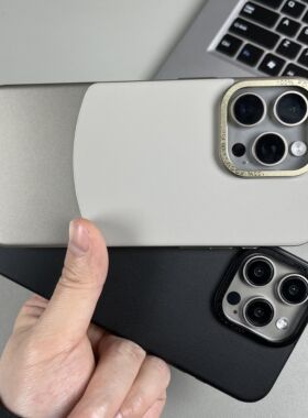 新款拼色贴皮适用小米14手机壳小米13高级感xiaomi14pro全包防摔十四奢华素皮金属镜框钛灰色商务男女保护套