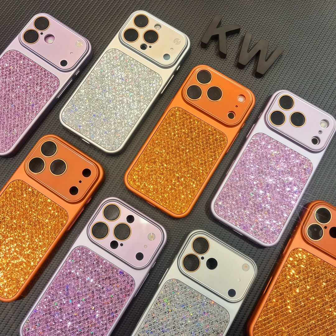 秒变17闪粉镜头膜适用iphone17Promax手机壳苹果16promax轻奢高级感15pro新款14亮钻13全包防摔时尚硬壳男女