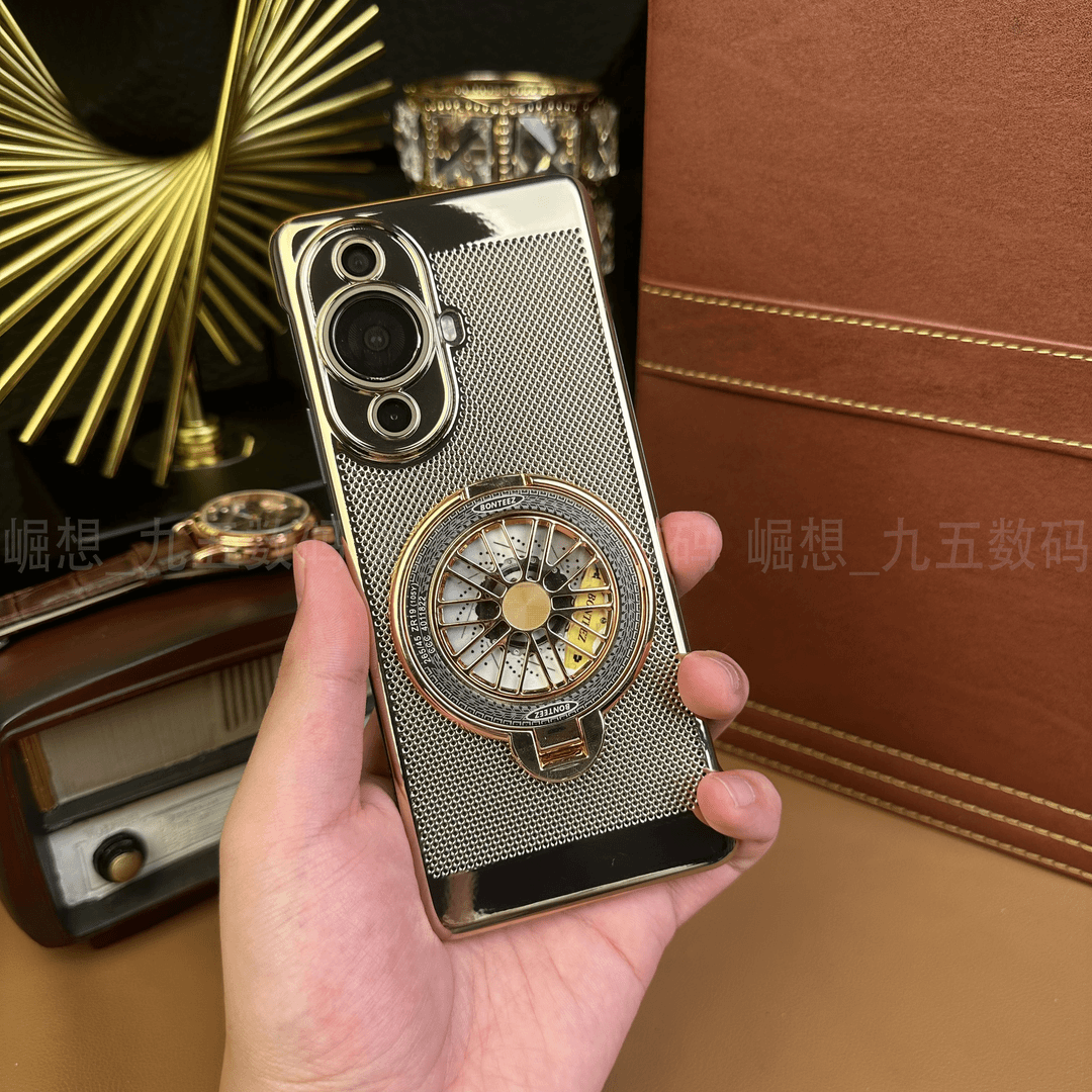 华为nova11proPC电镀陀螺支架壳