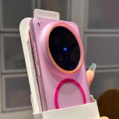 s20 创意条形码 玫红色磁吸无线充电适用vivoX200Ultra手机壳x300 9高级oppoFindx8肤感X9U磨砂Reno13一加Ace5