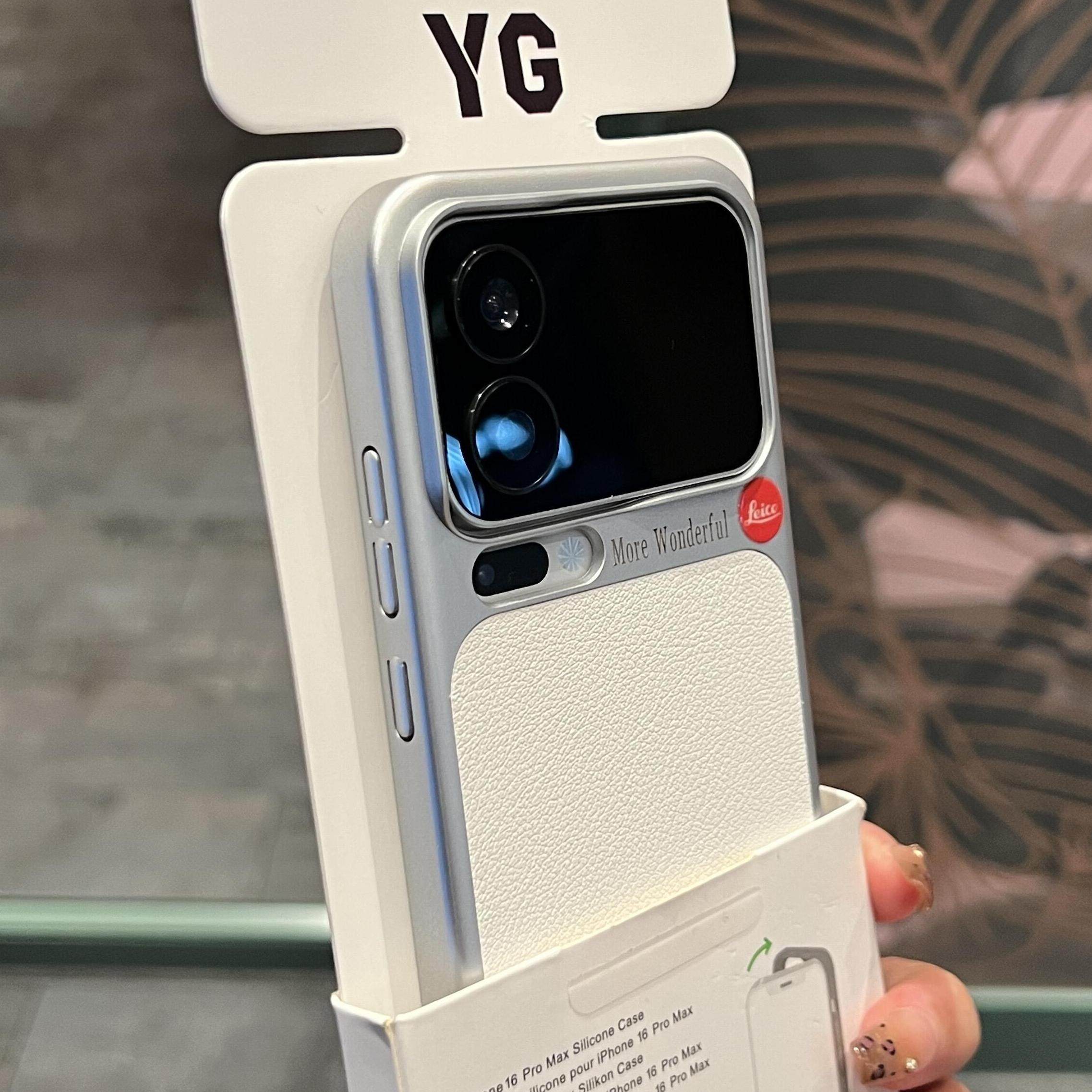 新款好看的白色荔枝纹素皮适用小米17promax手机壳17pro电镀拼接17全包防摔亚克力高级感不沾指纹简约男女硬