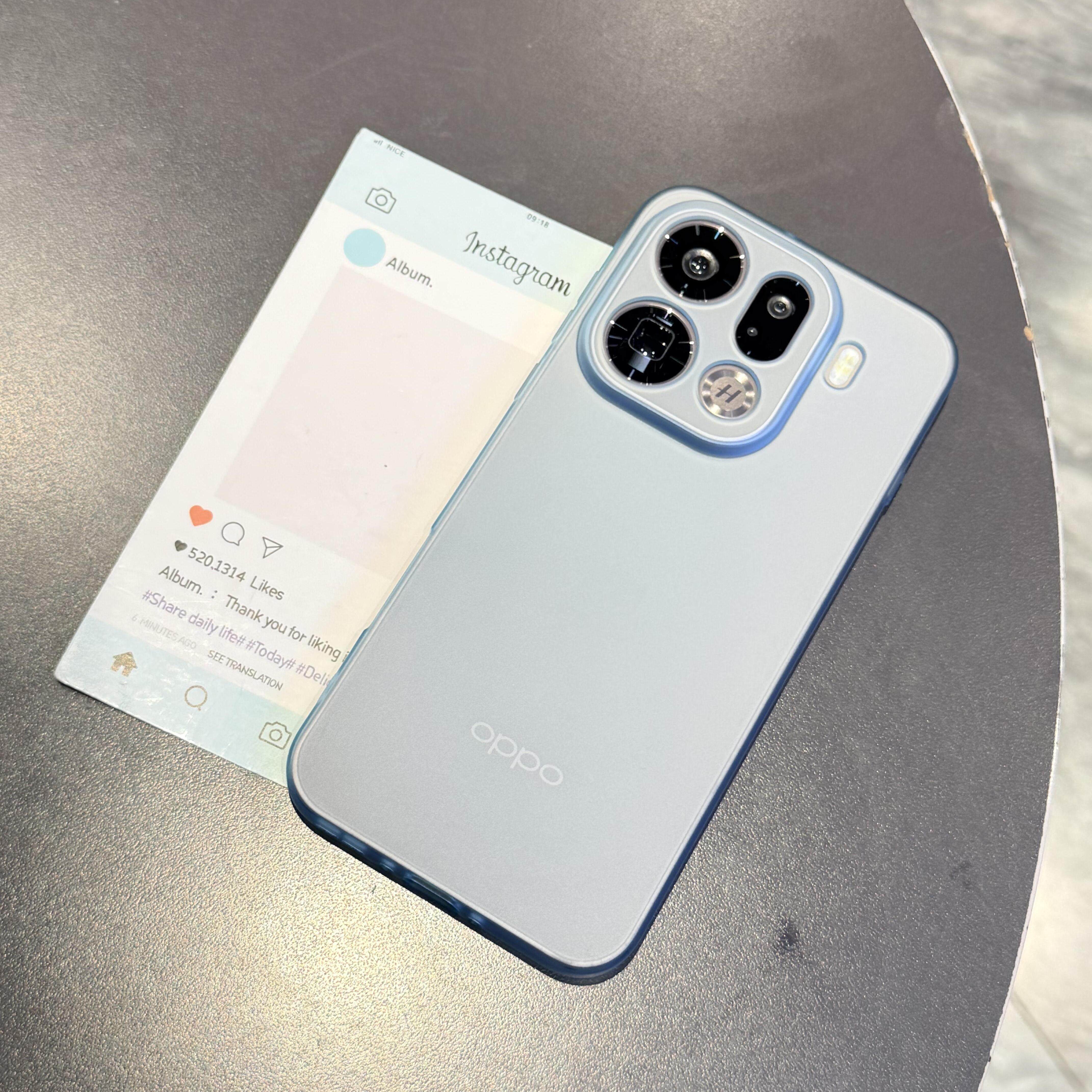 冰雾蓝肤感软壳适用oppofindx9pro手机壳细圈磁吸x8ultra新x8s+高级感x7/6磨砂reno15/14pro硅胶超薄防摔情侣