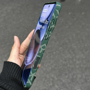 复古潮牌凯夫拉纹老花字母适用oppoFindx8s+手机壳新款x8Ultra金属镜框x8pro磨砂防摔亚克力简约轻奢高级感硬