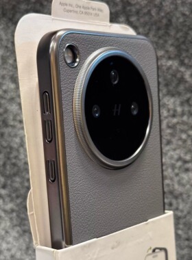 高级轻奢灰色电镀边框荔枝皮纹适用OPPOFindx8Ultra手机壳s+防滑x7新Reno13硬x200Promini半包X300防摔iQOO13