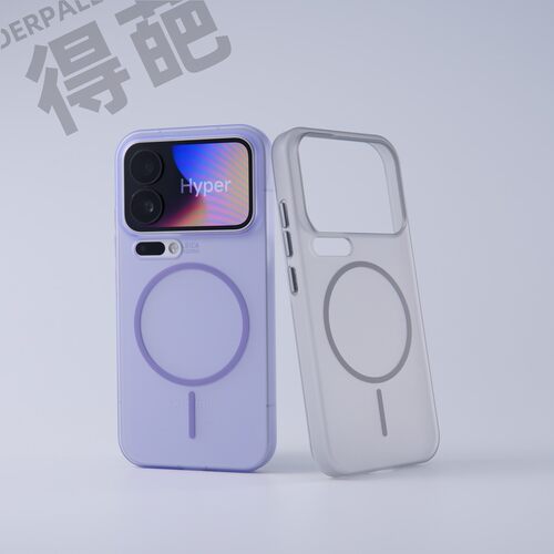 新款极简半透beast细圈磁吸硬壳