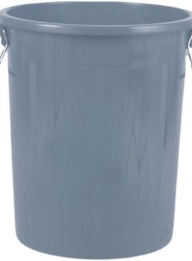 jw塑料特大号收纳桶圆桶无盖使灰色银灰色垃圾桶其他垃圾生活有盖