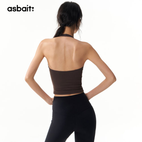ASbait挂脖美背运动背心女健身衣