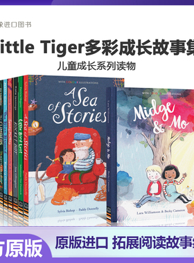 英文原版Little Tiger Color Fiction小老虎多彩成长故事集12册精装套装 企鹅全彩故事绘本少儿英文课外阅读读物儿童初级章节书