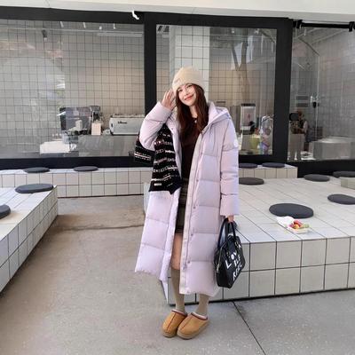 CV凸乆鸟长款羽绒服女过膝2025年冬新款加厚保暖宽松95白鸭绒外套